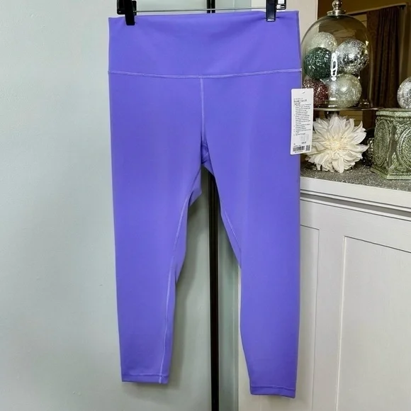 Lululemon Wunder Train High Rise Tights Athletic Leggings Dark Lavender 14 NWT - Picture 3 of 10